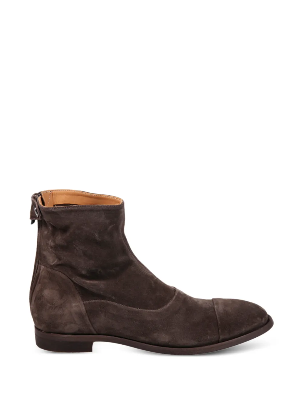 Alberto Fasciani back-zip boots - Marrone