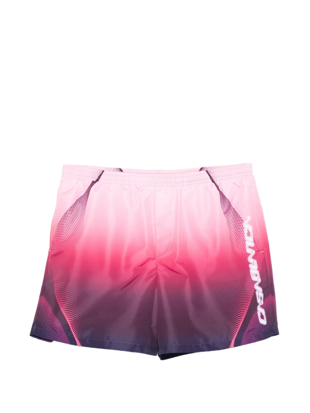 Casablanca logo-print swim shorts - Rosa
