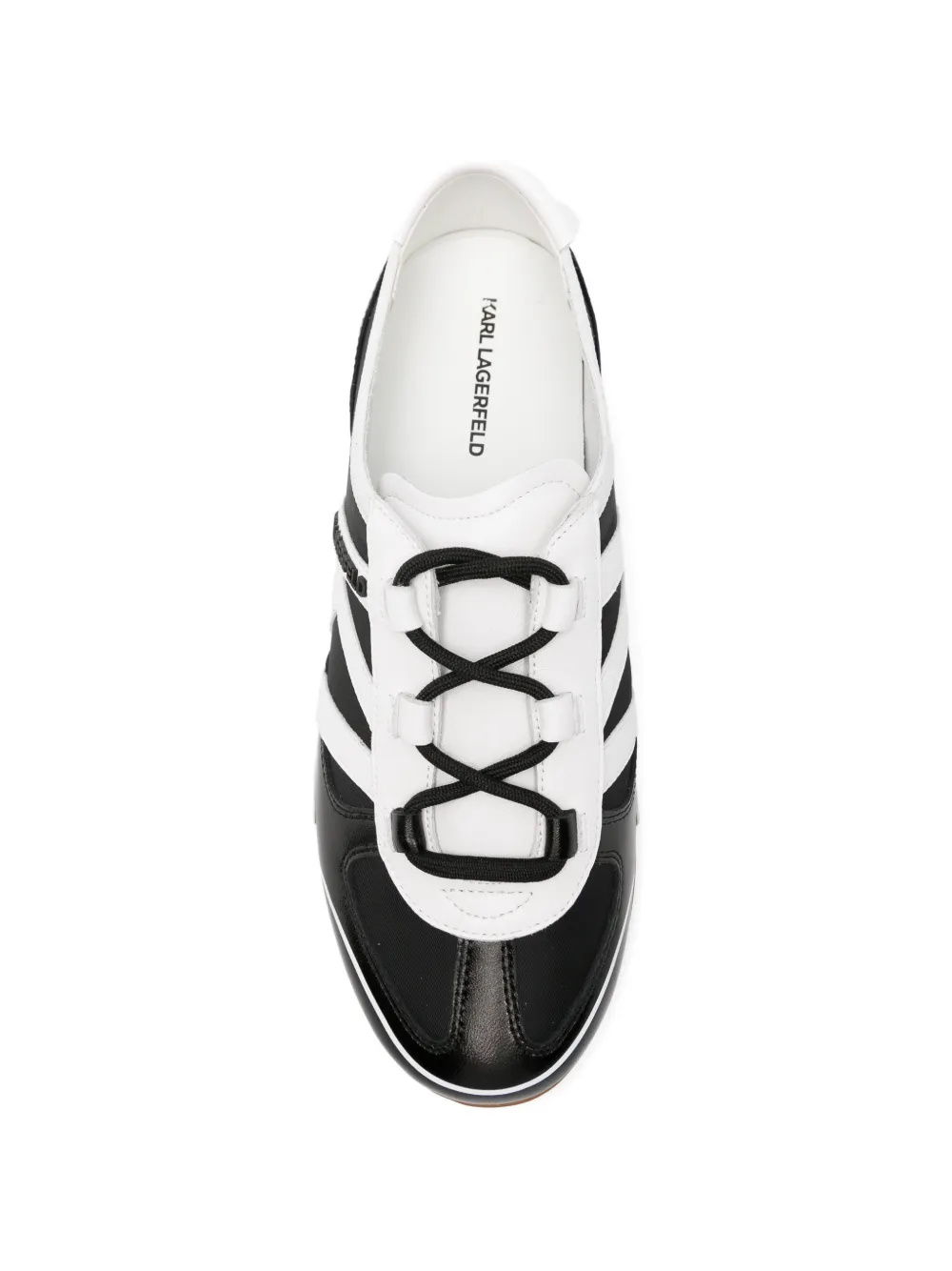 Karl Lagerfeld Altia logo-print sneakers Zwart