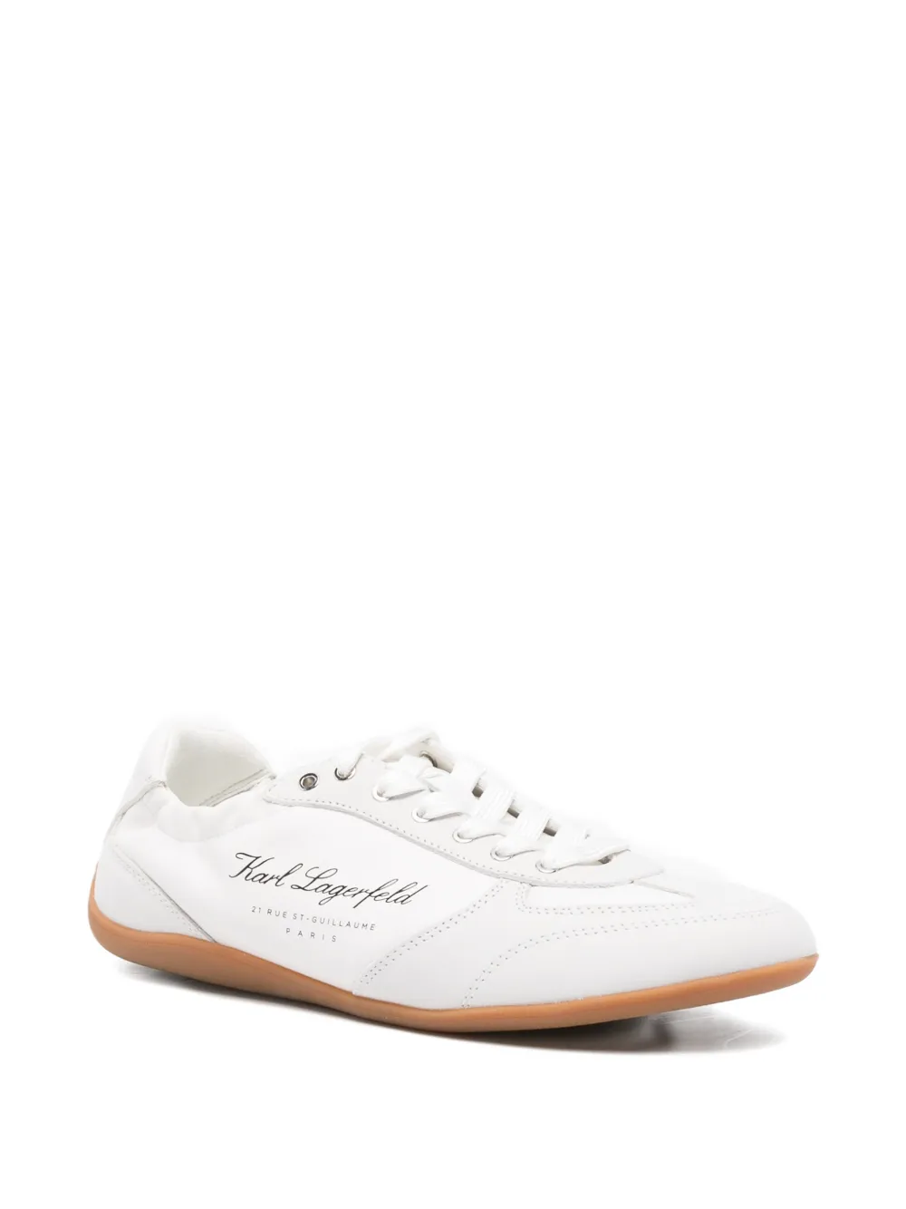 Karl Lagerfeld Altia logo-print sneakers Wit