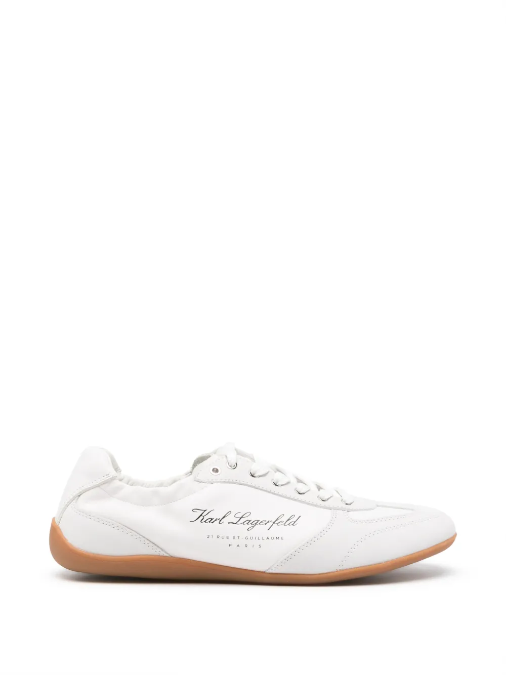 Karl Lagerfeld Altia logo-print sneakers - Bianco