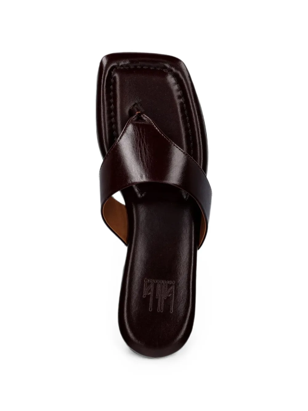 BILLI BI square-toe flat sandals Bruin