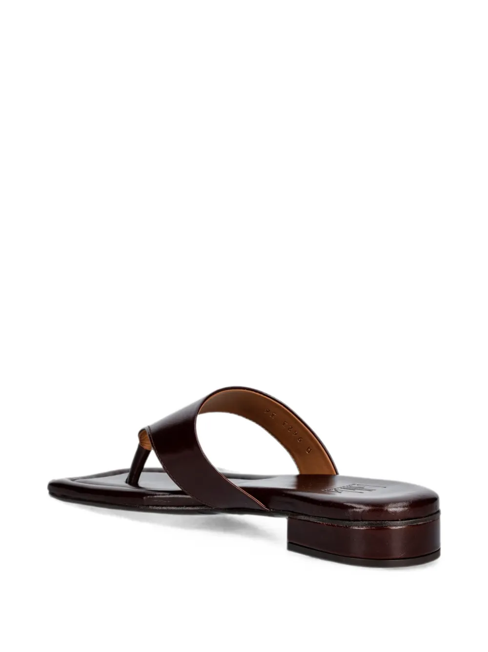 BILLI BI square-toe flat sandals Bruin