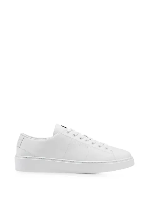 BOGNER logo-debossed leather sneakers