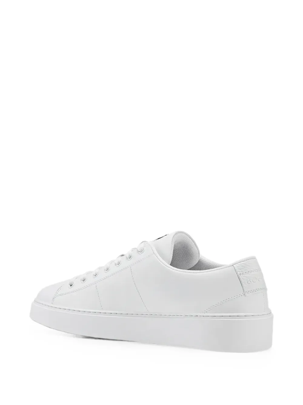 Bogner Logo-debossed Leather Sneakers In White