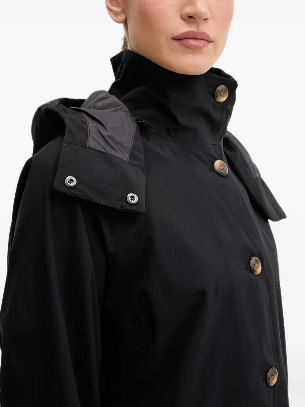 Columbia Omni-Tech jas met capuchon Zwart