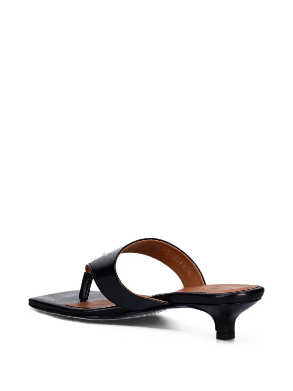 BILLI BI thong-strap heeled sandals Zwart