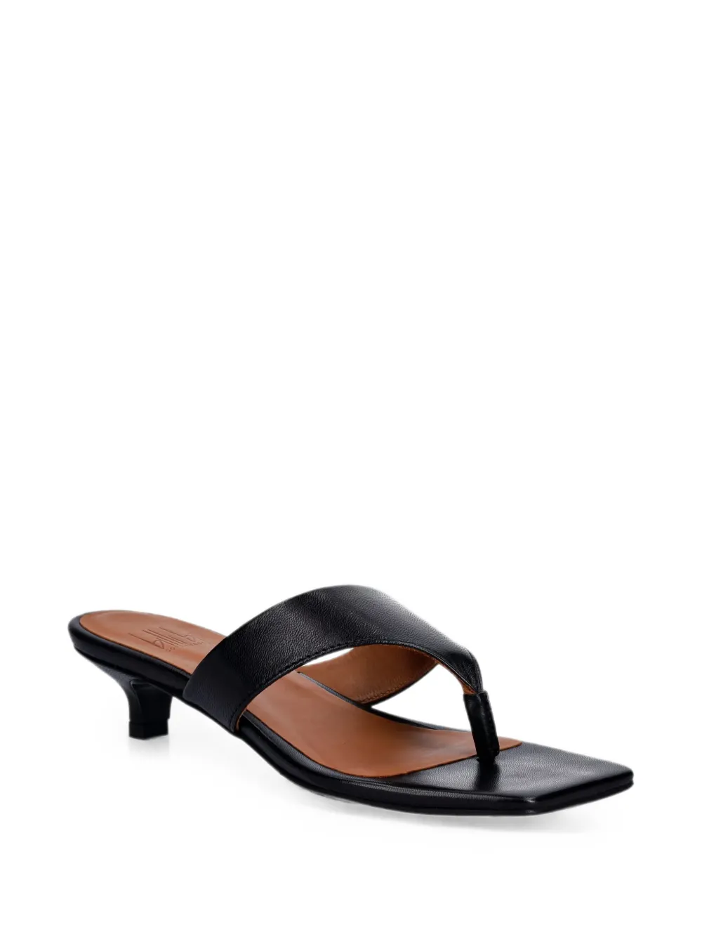 BILLI BI thong-strap heeled sandals Zwart