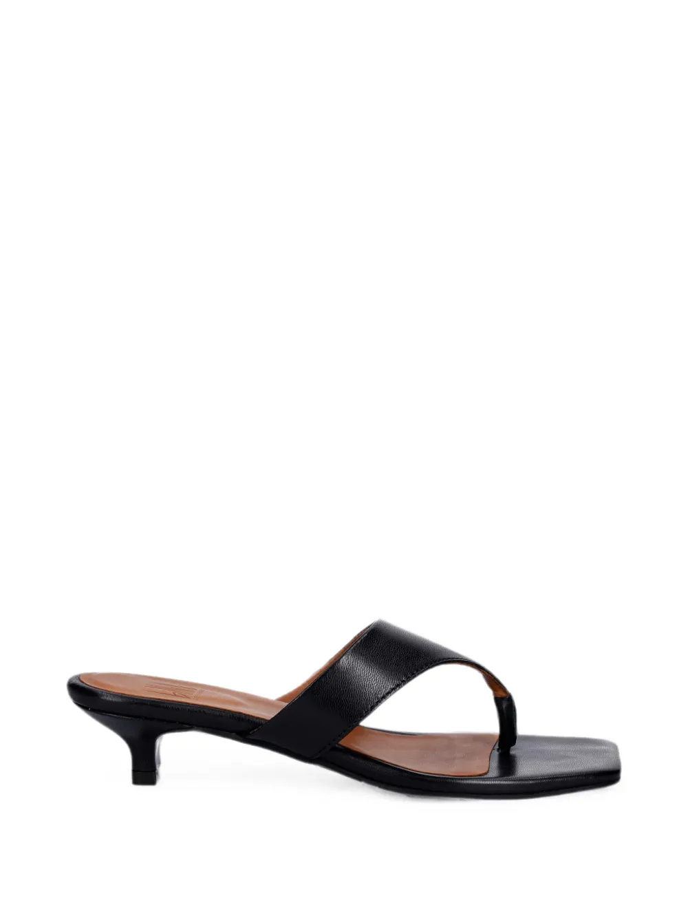 BILLI BI thong-strap heeled sandals Zwart