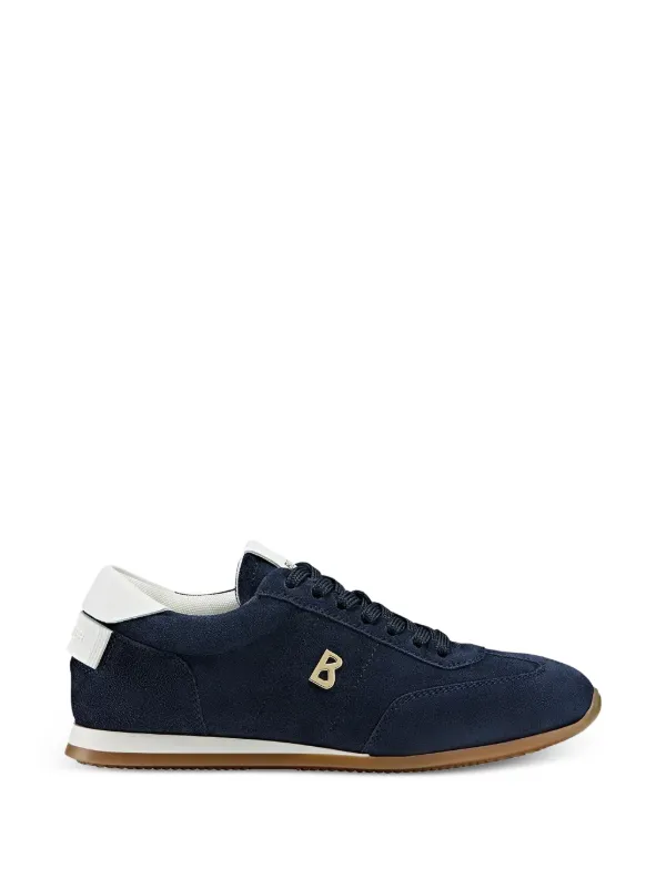Bogner Valencia Logo-plaque Suede Sneakers in Blue