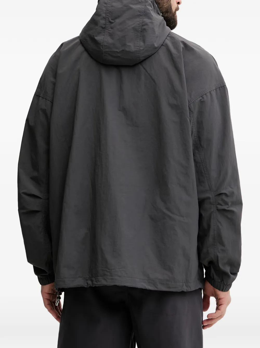 Columbia Acker Rock jack met capuchon en logo-patch Grijs