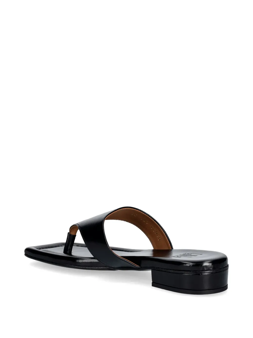 BILLI BI square-toe sandals Zwart