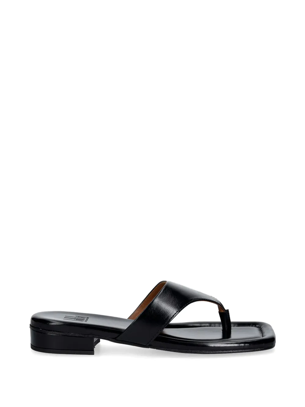 BILLI BI square-toe sandals Zwart