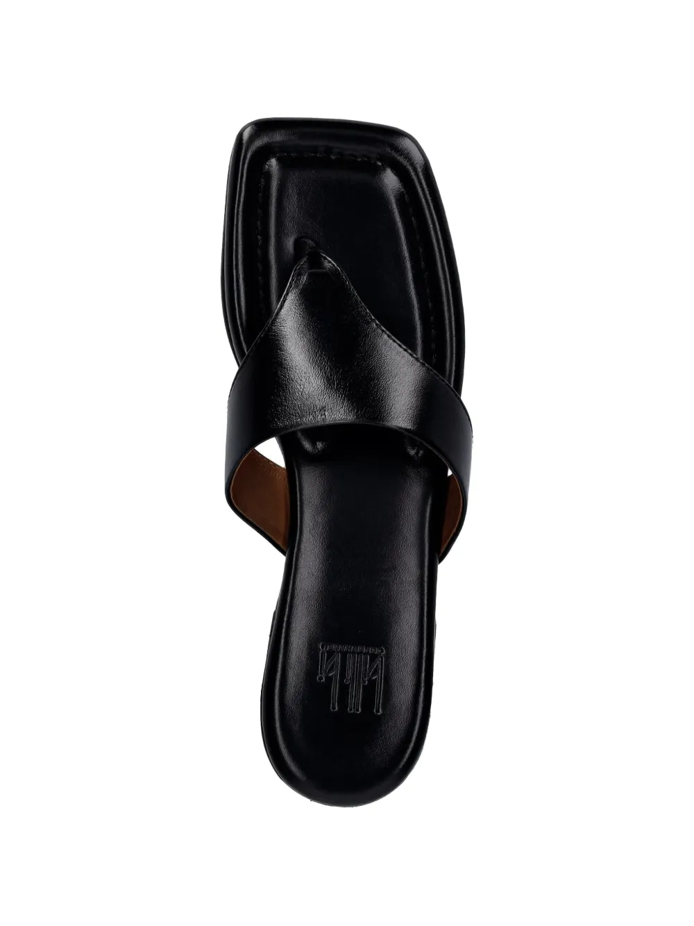 BILLI BI square-toe sandals Zwart