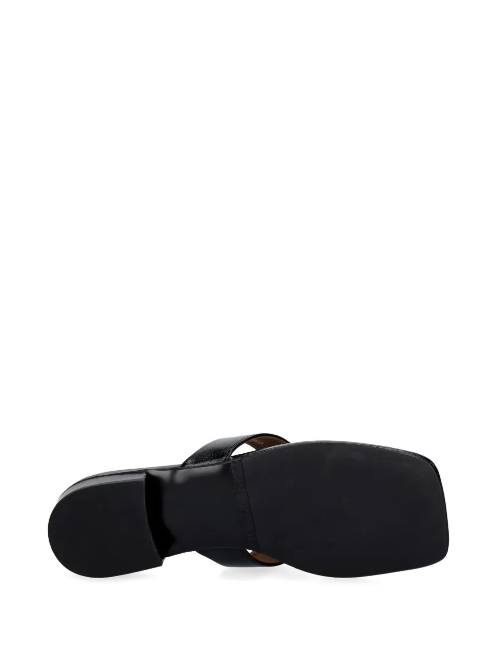 BILLI BI square-toe sandals Zwart