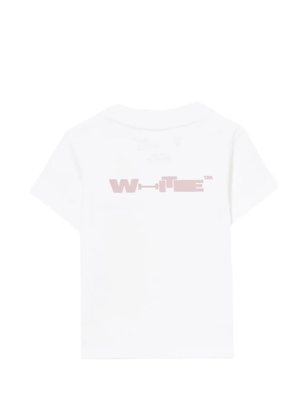 Off-White Kids Type T-shirt Wit