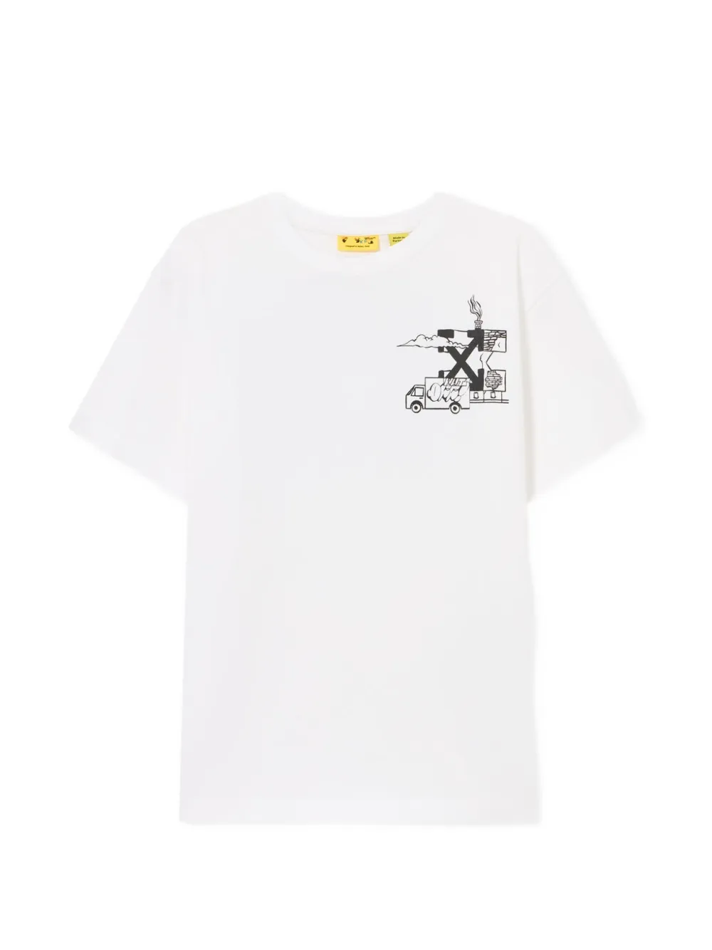 Off-White Kids Graffiti T-shirt - Bianco