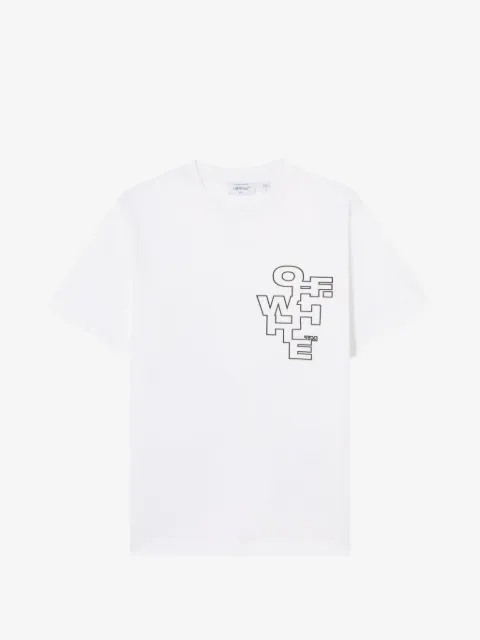 Off-White playera Outlined