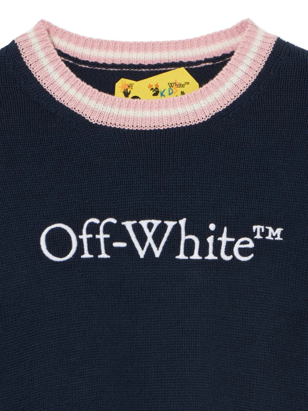 Off-White Kids Big Bookish sweater Blauw