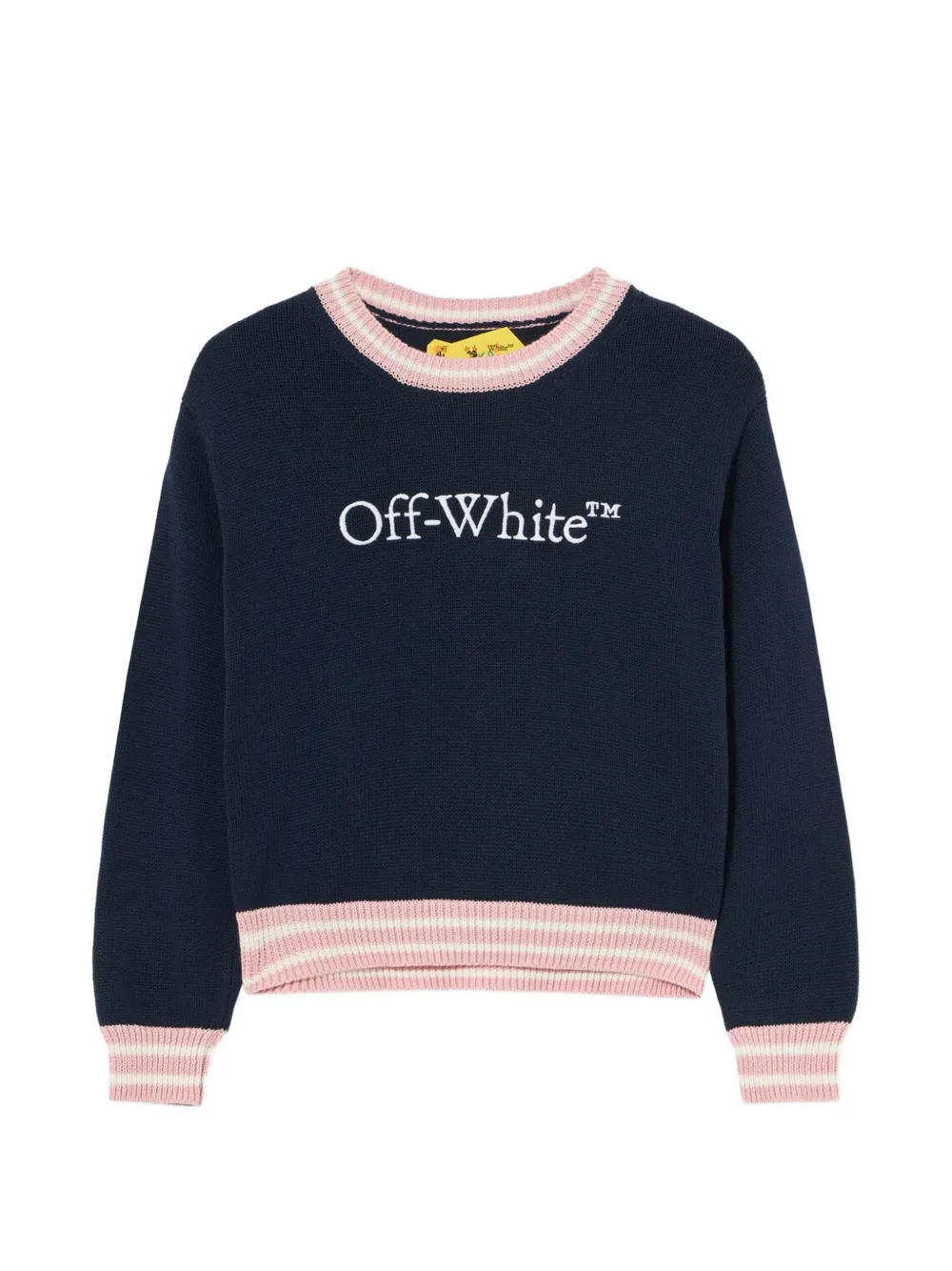 Off-White Kids Big Bookish sweatshirt - Blu