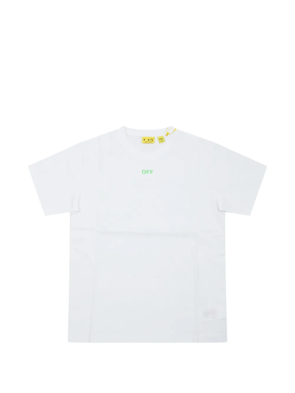 Off-White Kids Off Diag-print T-shirt - Bianco