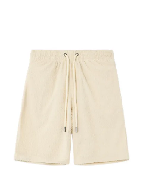 Off-White drawstring-waist terrycloth shorts