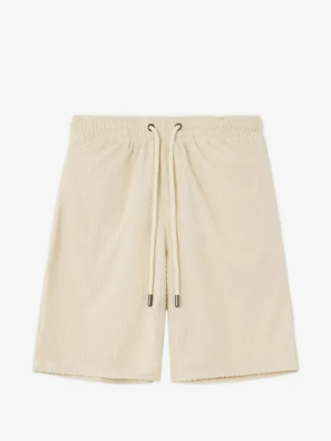 Off-White drawstring-waist terrycloth shorts