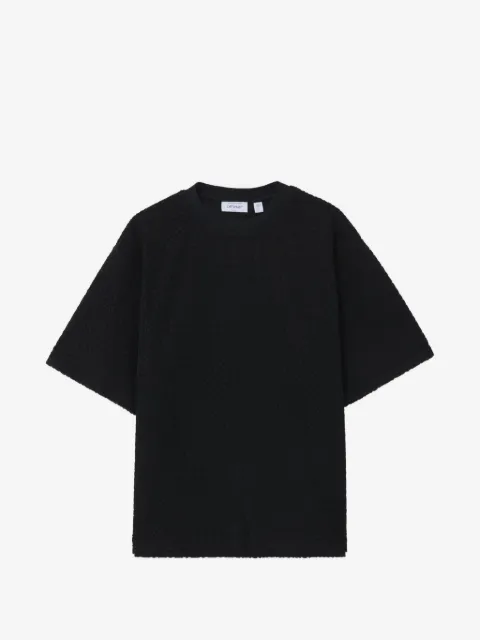 Off-White logo-pattern terrycloth T-shirt