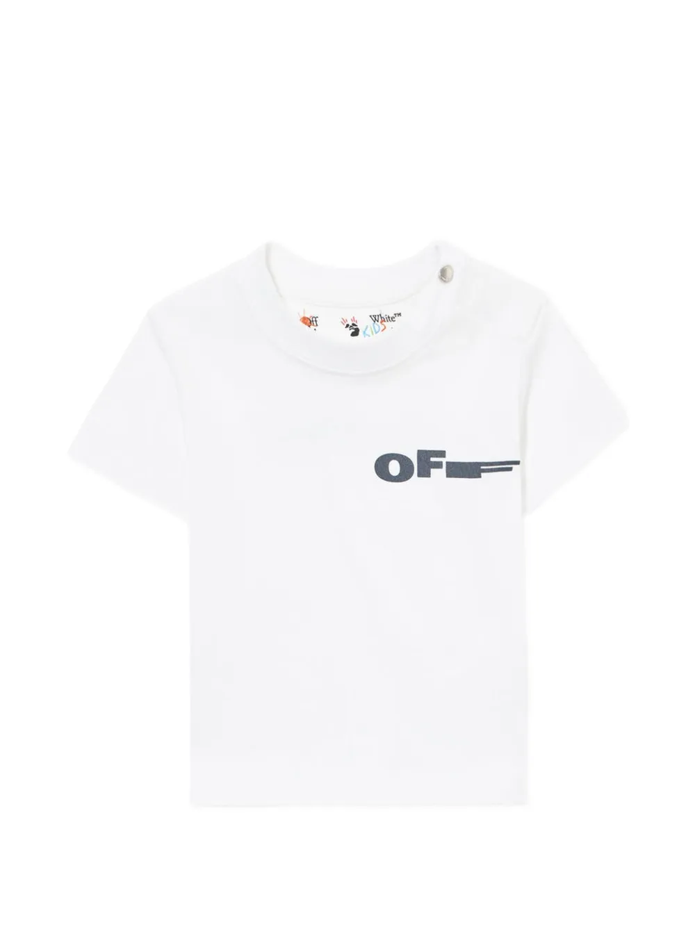 Off-White Kids logo-print T-shirt - Bianco