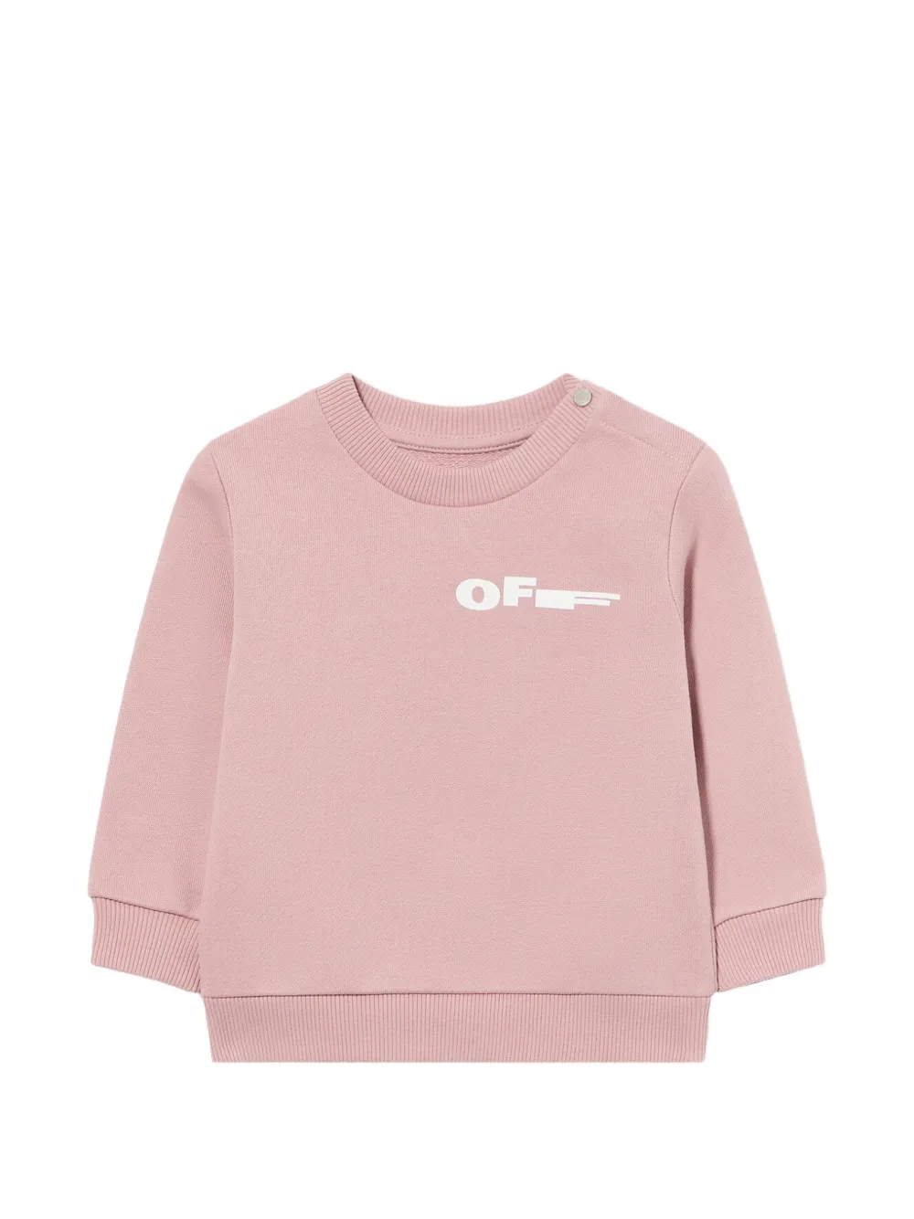 Off-White Kids logo-print sweatshirt - Rosa