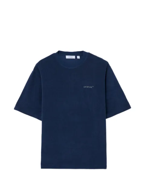 Off-White logo-detail terrycloth T-shirt