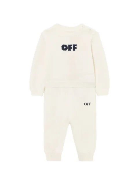 Off-White Kids long-sleeve romper