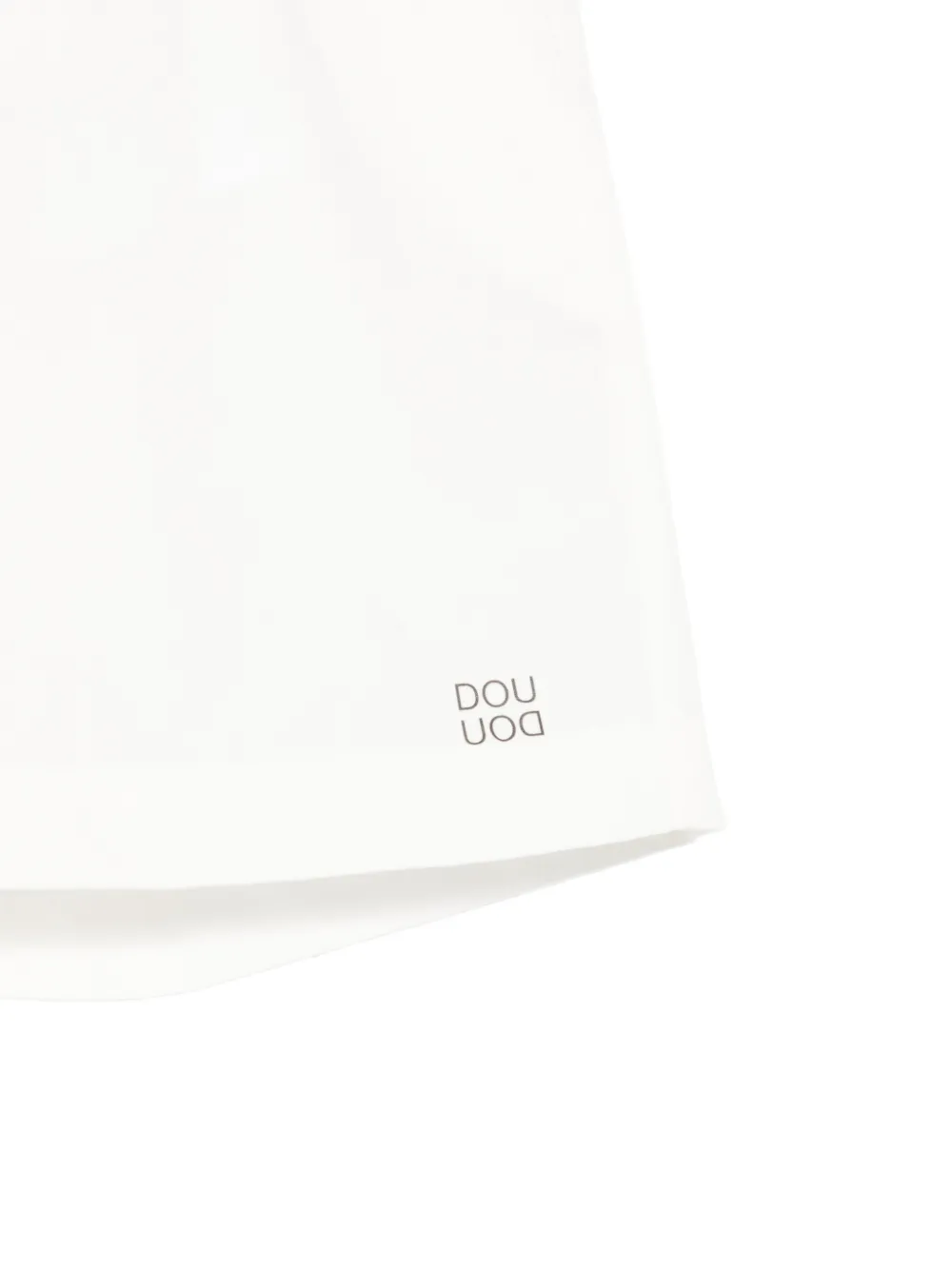  Douuod Kids Bermudas Con Logo Estampado - Blanco 