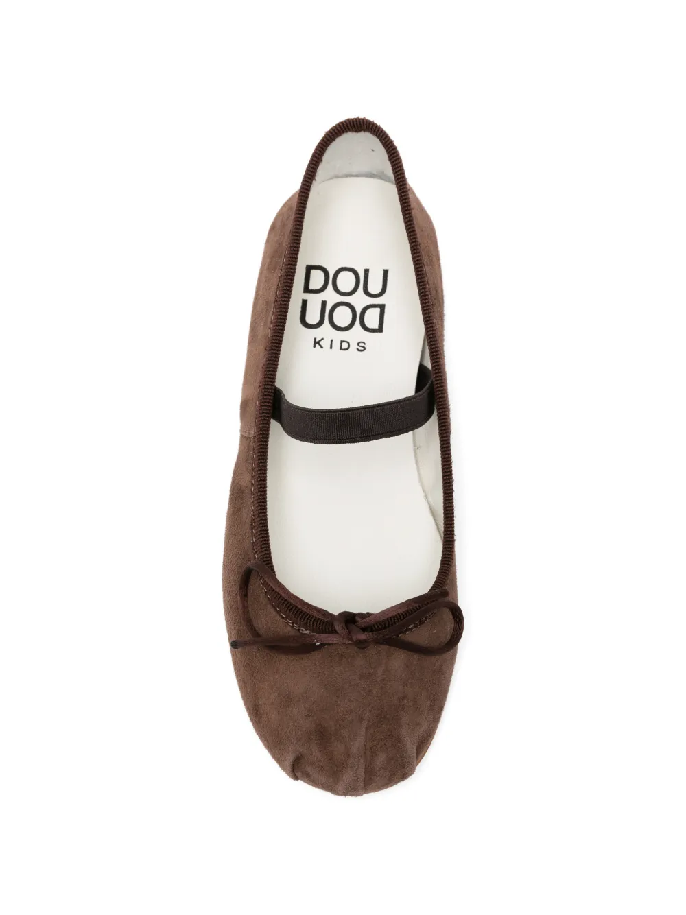 Douuod Kids bow-detail ballerina Bruin