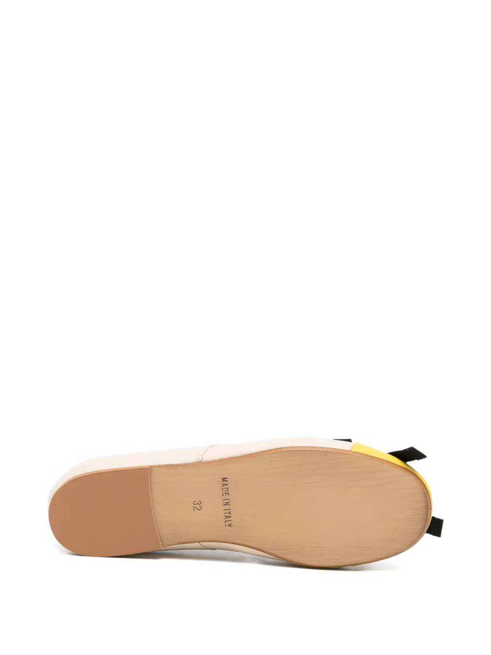 Douuod Kids bow-detail ballerinas Beige