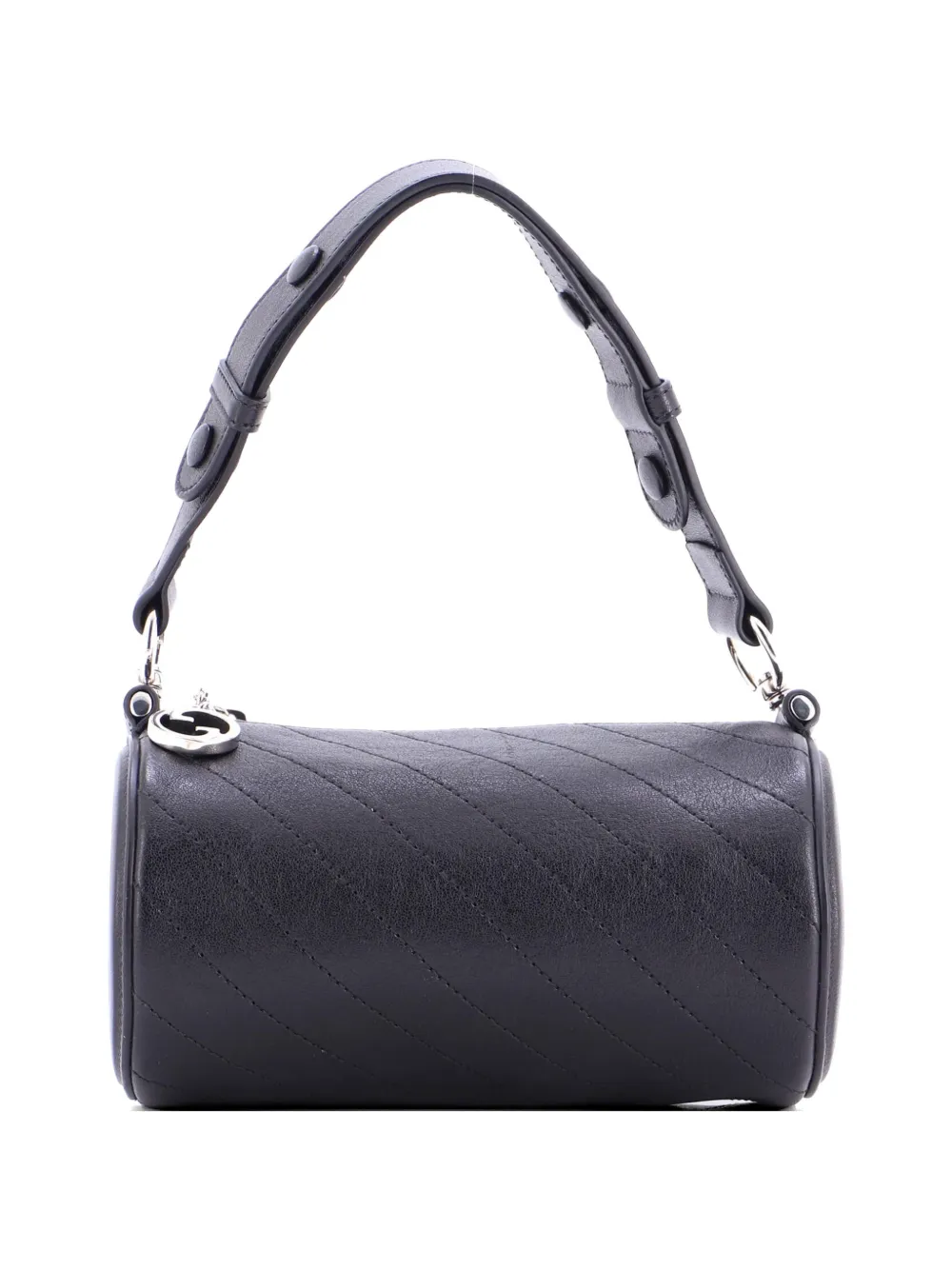 Gucci Pre-Owned Blondie Diagonal Quilted Leather Mini shoulder bag - Nero