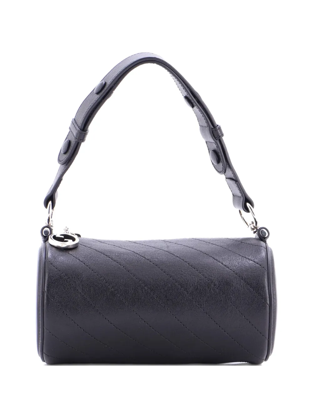 Gucci Pre-Owned Blondie Diagonal Quilted Leather Mini shoulder bag - Nero