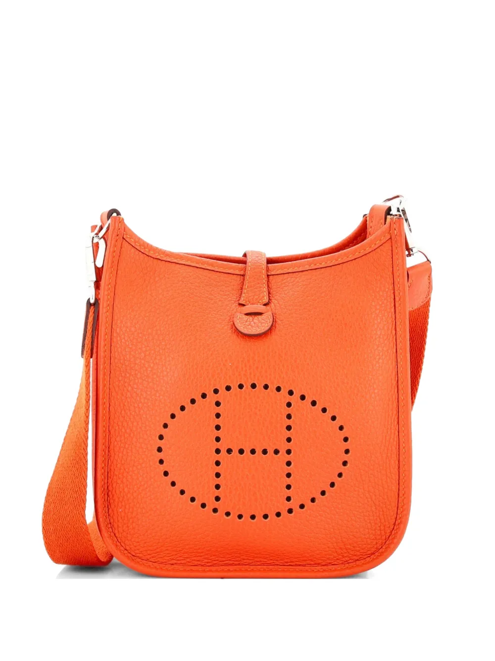 Hermès Pre-Owned Evelyne Bag Gen III Clemence TPM crossbody bag - Orange