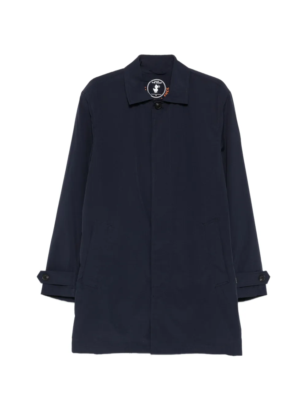 Save The Duck Gene button-up long-sleeve coat - Blu