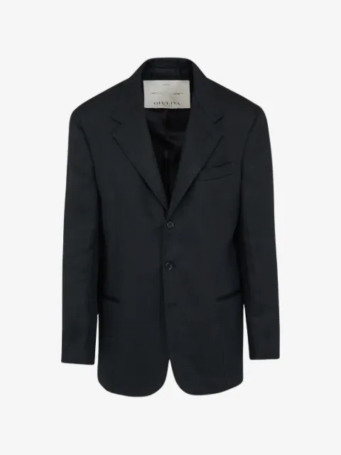 Giuliva Heritage blazer Manfredi à simple boutonnage