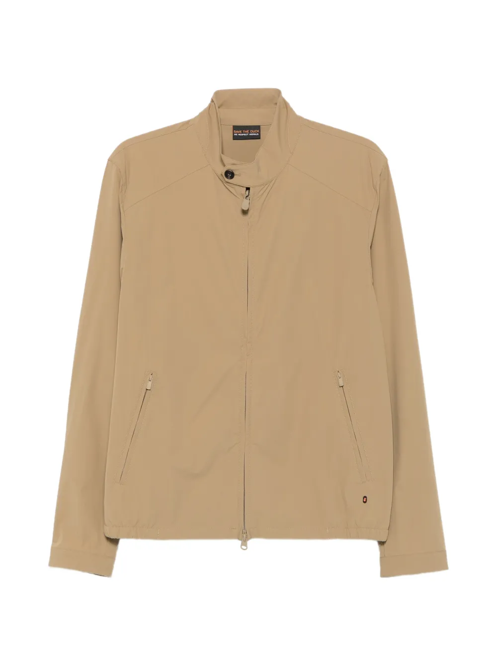 Save The Duck Aspen zip-up high-neck jacket - Toni neutri