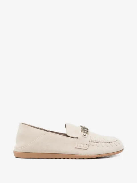 Mou Loafer mit Logo-Schild