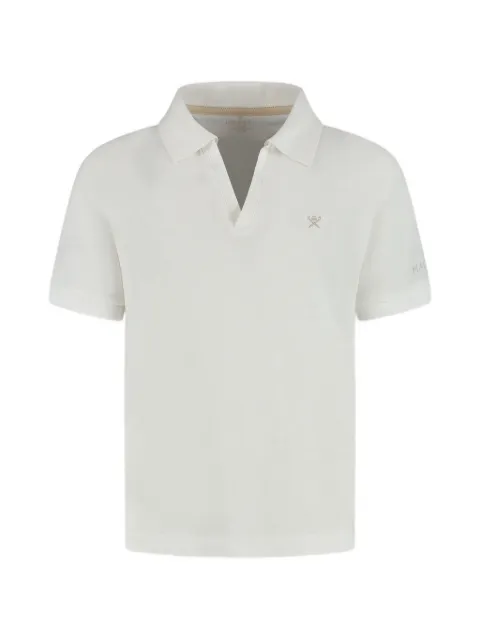 Hackett Kids logo-embroidered polo shirt
