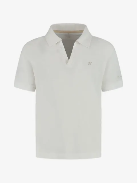 Hackett Kids logo-embroidered polo shirt