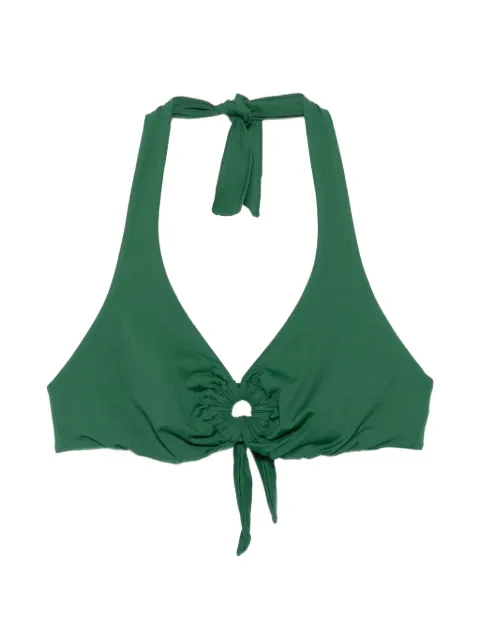 Fisico ring-detail halterneck bikini top