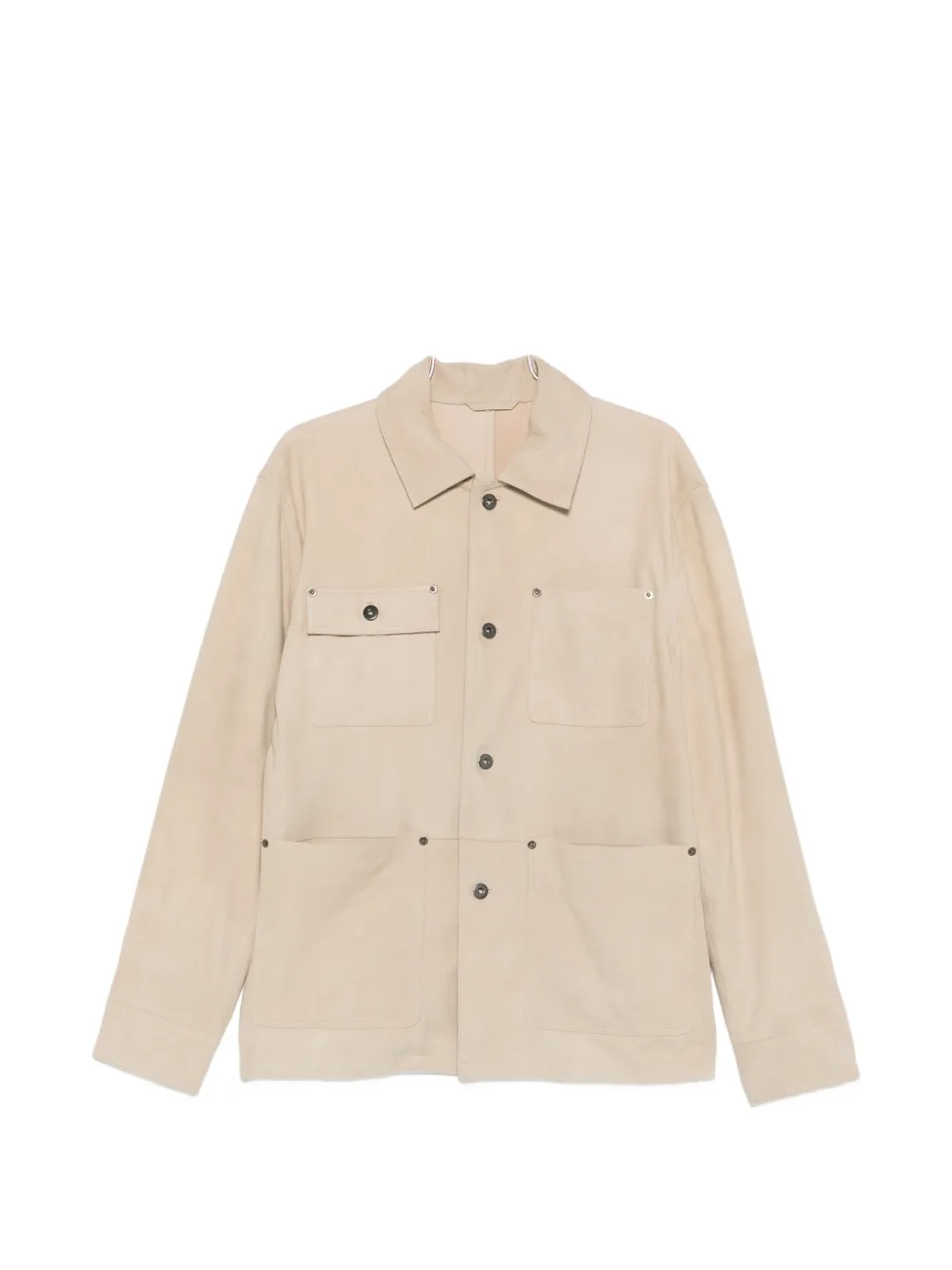 Paolo Pecora button-up shirt jacket - Toni neutri
