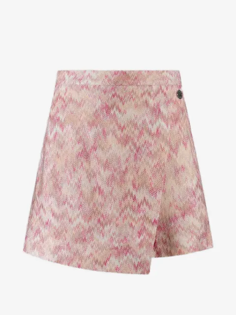 Missoni Kids zigzag wrap skirt