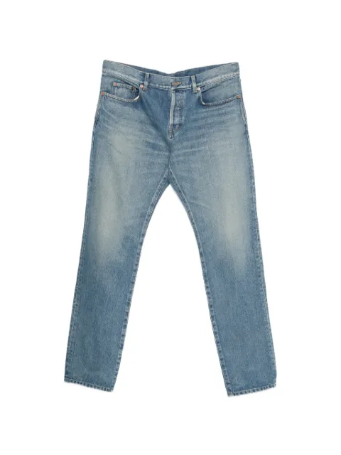 Saint Laurent logo-patch belt-loop jeans