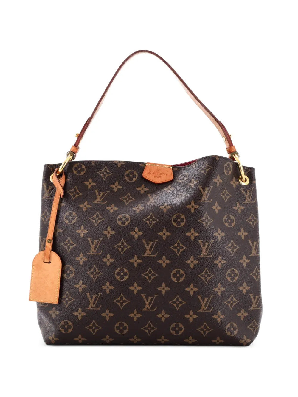 Louis Vuitton Pre-Owned Graceful Handbag Monogram Canvas PM hobo bag - Marrone