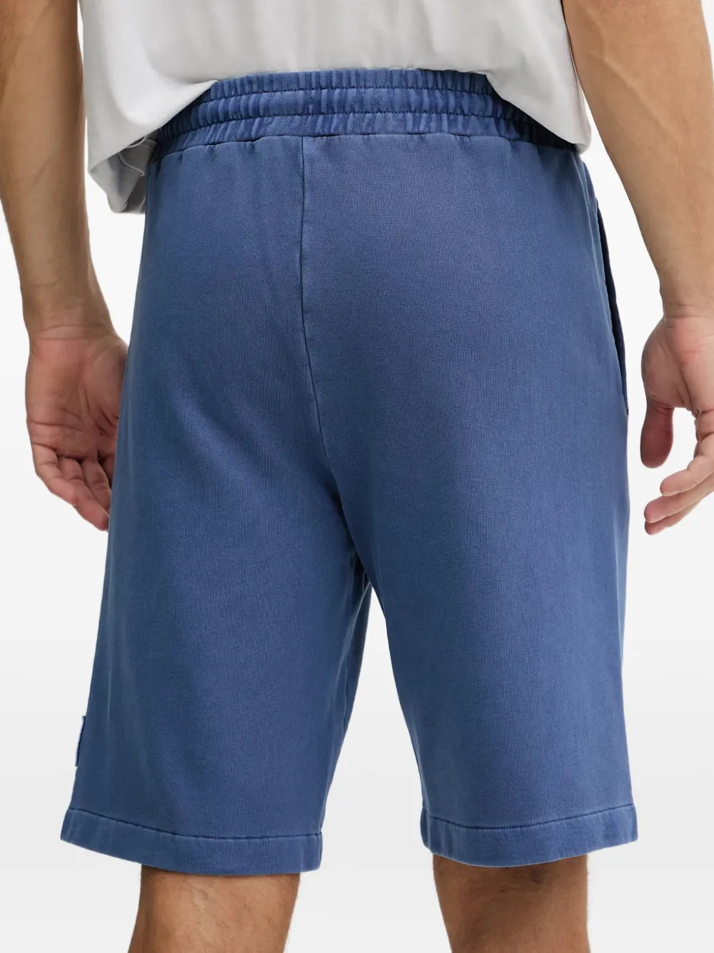 Bogner Fire+ice 루세프 로고 패치 밴딩 웨이스트 쇼츠 In Blue